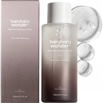 HARUHARU WONDER Black Rice Hyaluronic Toner Hydratační Tonikum 150 Ml