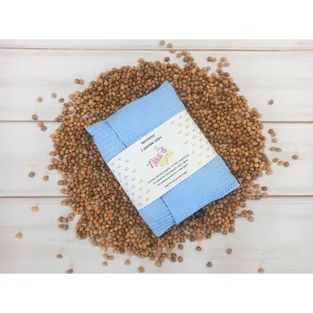 Polštář Třešňový termofor (nahřívací polštářek) vafle modrý 0,75L