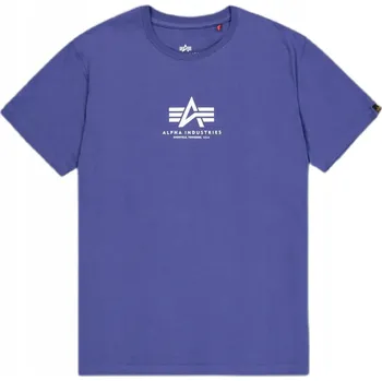 Pánská móda Tričko Alpha Industries Basic T ML 118533 735 - Night Purple L [L]