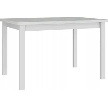 Jídelní stůl Kuchyňský stůl Veneti obdélníkový bílý 80 x 120 x 78 cm
