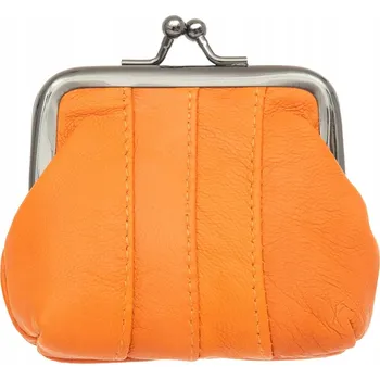 Peněženka Kaletnik peněženka z pravé lícové kůže oranžová - dámská