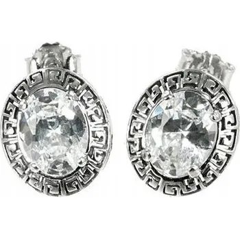 Náušnice STŘÍBRNÉ NÁUŠNICE STŘÍBRO 925 ŠROUBOVACÍ ZAPÍNÁNÍ DÁREK