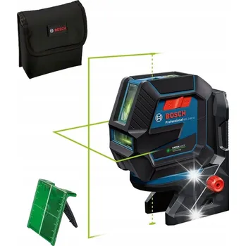 Měřící laser Křížový laser BOSCH GCL 2-50 G 0601066M00 15 m Zelený + držák