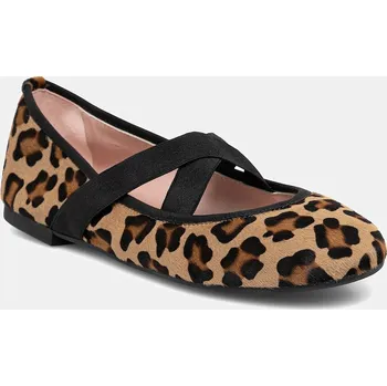Dámské baleríny Kožené baleríny Pretty Ballerinas Nicole 52561.002.9101 hnědá 82A, EUR 41
