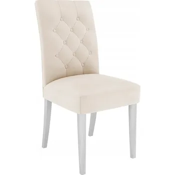 Jídelní židle Jídelní židle Stanton ST85 (krémová + bílá)