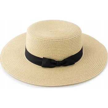 Klobouk Alessio slaměný klobouk béžový - univerzální velikost