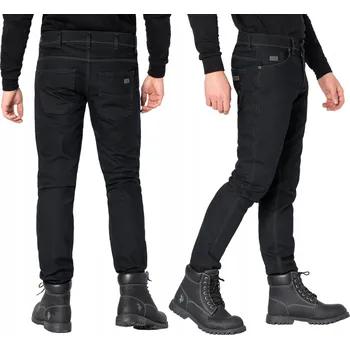 Pánské džíny Pánské černé džíny slim fit Texsasy HUNTER JEANS 810/S8 46/32