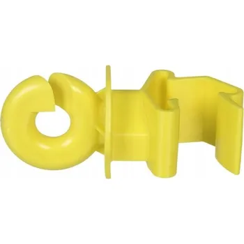 Ohradník Izolátor pro ohradníkové lanko T-Post žlutý 25 ks AKO 441