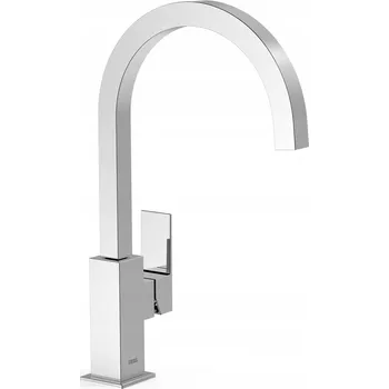 Vodovodní baterie Stojánková umyvadlová baterie Tres stříbrná