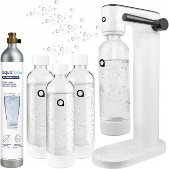 Výrobník sody VÝROBNÍK SODY SYCENOU AQUAFLOOW LÁHEV S CO2 2X LÁHEV NA VODU