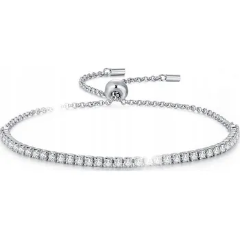 Náramek Stříbrný náramek s diamantovými Zirkony Stříbro 925