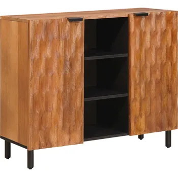 Příborník do zásuvky vidaXL Servírovací skříň s policí Akátová hnědá povrchová úprava