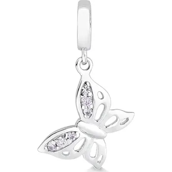 Přívěsek Stříbrný přívěsek motýl vážka tulipán | přívěsek, šperk - B3201