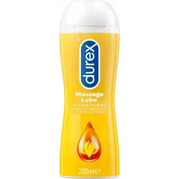 Lubrikační gel Durex Play lubrikační gel a masážní olej 2v1 Ylang Ylang 200 ml