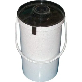 Dóza na potraviny CZ Konvička na potraviny PH 2L s víčkem AP granit bílá/hnědá