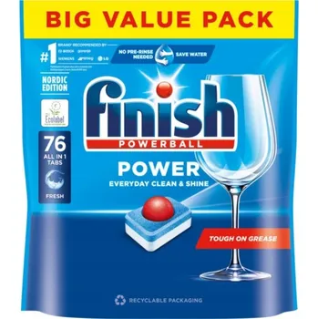 Přípravek do myčky Tablety do myčky do myčky Finish Power All in 1 76 ks