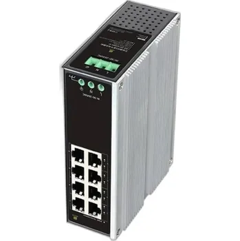 Síťový prvek Conexpro GNT-IG1008GL-AC, Průmyslový switch na DIN lištu, 8x LAN