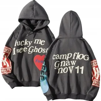 Pánská mikina Pánská mikina s kapucí, Mám štěstí, že vidím duchy - L