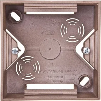 Elektroinstalační krabice Elektroinstalační krabice na omítku Ospel 84 x 84 x 34 mm