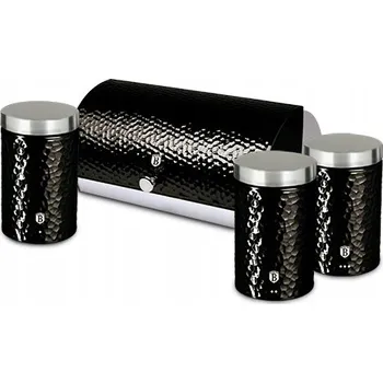 Dóza na potraviny Chlebník a dóza na potraviny sada 4 ks Primal Gloss Collection BH-6735