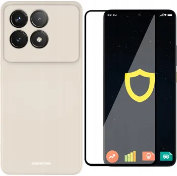 Pouzdro na mobilní telefon Zadní Kryt Spacecase pro POCO F6 Pro bílý