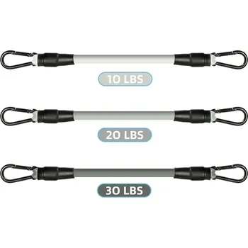 Polstrované kotníkové popruhy Aolikes | posilovací popruhy, fitness pomůcka - Sada 3 kusů šedé