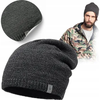 Čepice PaMaMi zimní čepice beanie šedá, univerzální velikost