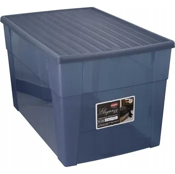 Úložný box Krabice s víkem v odstínech modré