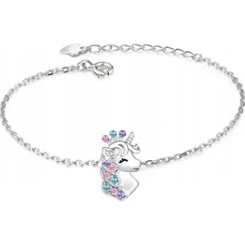 Náramek STŘÍBRNÝ NÁRAMEK 925 JEDNOROŽEC GRAVÍROVÁNÍ