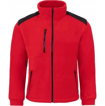 Pánská mikina SILNÝ PÁNSKÝ FLEECE teplá fleecová mikina pracovní na zip JHK 340 PREMIUM - L
