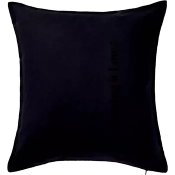 Polštář KEEPING IT LOW NA VÝŠKU - basový klíč - Polštář 50x50 - 50x50 - Pouze potah ( Černá )