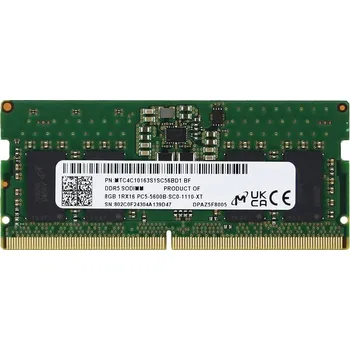 Micron Micrin SODIMM 8GB DDR5 5600MHz CL46 MTC4C10163S1SC56BD1