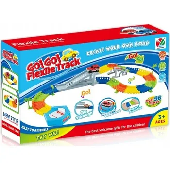 autíčko Variabilní dráha Alltoys 96 dílů