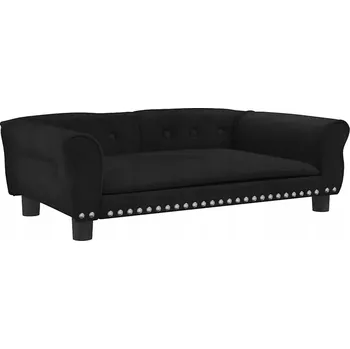 Pelíšek pro psa VidaXL Pelíšek pro psa, černý, 95x55x30 cm