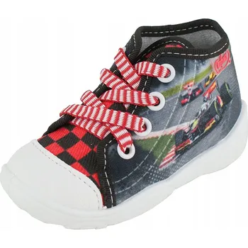 Dívčí bačkory Befado dětské papuče na tkaničky, vícebarevné, velikost 26