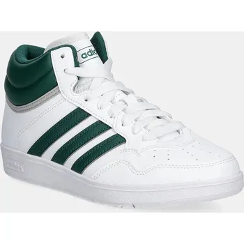 Chlapecké tenisky Dětské sneakers boty adidas Originals HOOPS 4.0 MID zelená barva, JI0905 77X, EUR 35.5