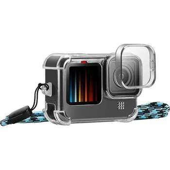 Pouzdro s krytkou objektivu a popruhem na krk PULUZ pro GoPro Hero 9/10/11