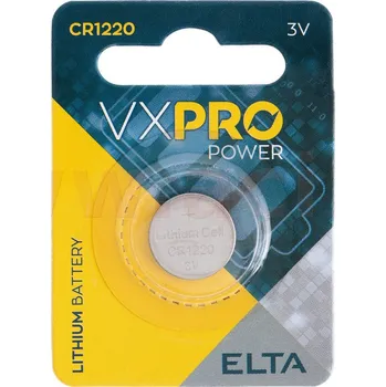 baterie lithiová CR1220, 3 V (1 ks)