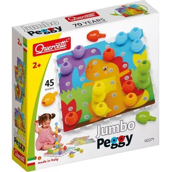 Mozaiková sada Quercetti - mozaika Jumbo Peggy (45 ks)