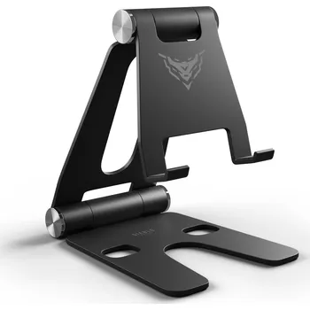 Nábytek PEGAS Hliníkový stojan na telefon na stůl, podstavec pod tablet X-Dock