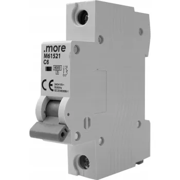 Jistič Jistič 6kA 1P C 6A 240V/415V pro lištové propojení typu U