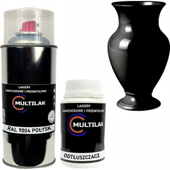 Barva ve spreji Lak ve spreji na vázy RAL 9004 LESK