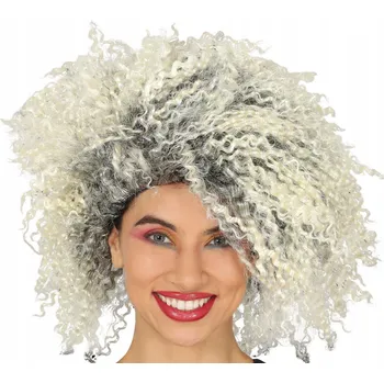 Karnevalová paruka Guirca paruka krátké blond kudrnaté vlasy