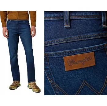 Pánské džíny Wrangler TEXAS SLIM pánské džíny se zúženými nohavicemi, velikost 34/32