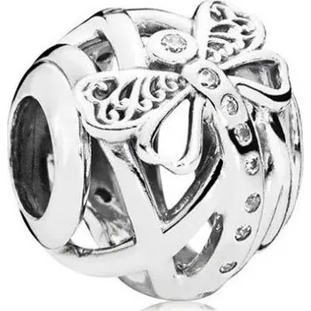 Přívěsek Stříbrný přívěsek motýl vážka tulipán | přívěsek, šperk - B1623