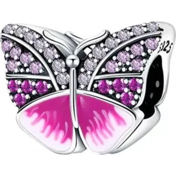 Přívěsek Stříbrný přívěsek motýl vážka tulipán | přívěsek, šperk - B3072