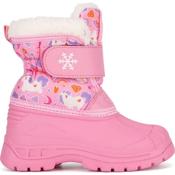 Dívčí obuv Nelli Blu sněhule Dívčí růžové P140225K