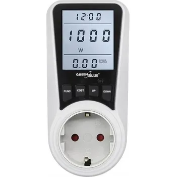 Měřič spotřeby energie GreenBlue, elektroměr GB350 F německý typ