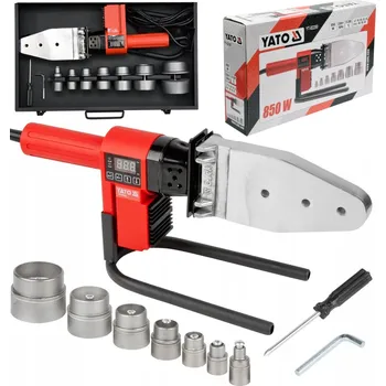 Svářečka Svářečka na trubky z termoplastů 850W + nástavec 16mm, rozsah 16-63mm