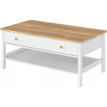 Konferenční stolek Konferenční stolek Veneti obdélníkový 100 x 70 x 55 cm bílý